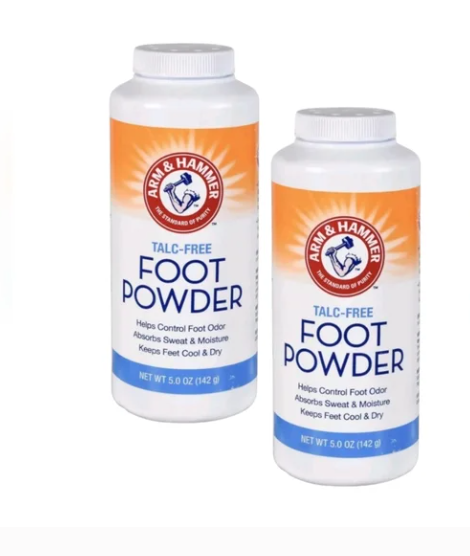 Arm and Hammer Talc Free Medicated Soothing Cooling Foot Odor Powder 5oz Lot of 2